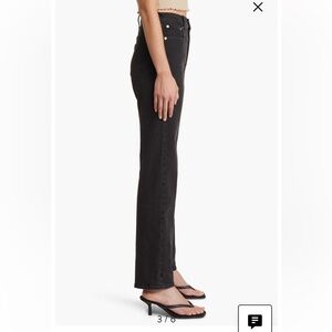 Madewell Black '90s Straight Leg Jeans | Sz 27